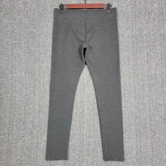 Philosophy Leggings Womens Small Charcoal Gray Stretch Pant Wide Waistband - Picture 8 of 11